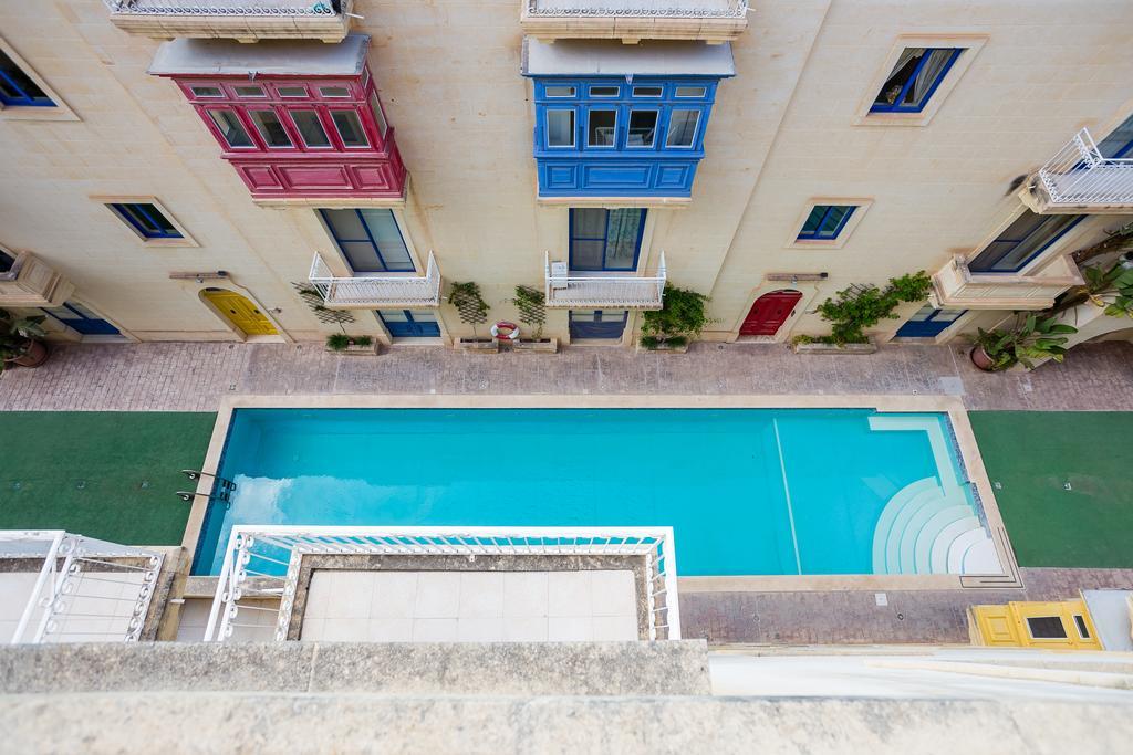 Apartmán Seaview Luxury Penthouse With Shared Swimming Pool Għajnsielem Exteriér fotografie